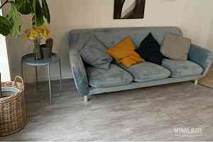 Кварцвиниловые полы Ceramo Vinilam Stone 8 мм 71614 Цемент Светлый фото  | FLOORDEALER